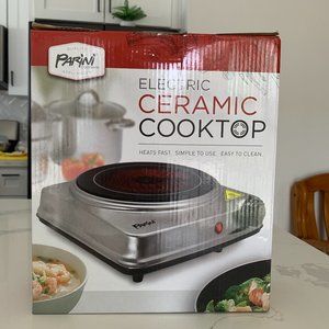 Quality Parini Cookware Appliance Electric Ceramic Cooktop New in Box